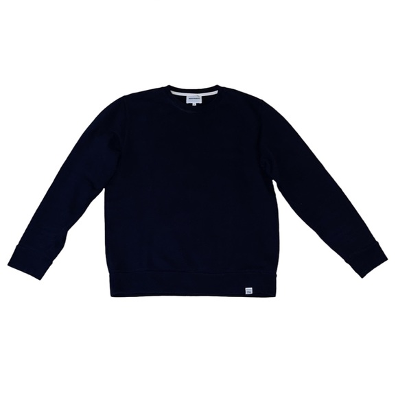 Norse Projects Other - Norse Projects Navy Vagn Classic Crew Long Sleeve Cotton Sweatshirt Size M
